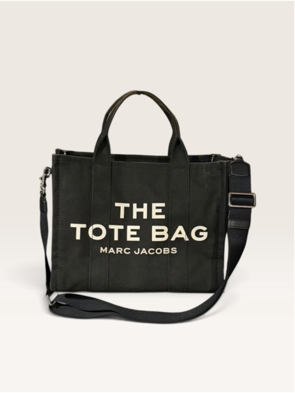 Marc Jacobs Medium Tote Bag Black Canvas